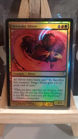Firewake Sliver FOIL Time Spiral Red Green Uncommon MAGIC CARD ABUGames - Image 1