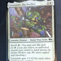 Magic: The Gathering Leonardo, Big Brother Legendary Creature Card - Image 1