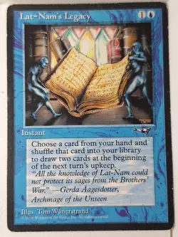 Lat-Nam's Legacy (A) - Alliances - Magic the Gathering MTG Nice! - Image 1