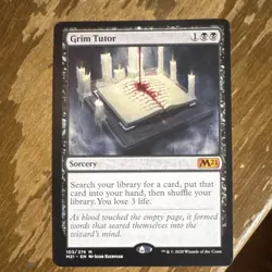 Wizards of the Coast Grim Tutor Core Set 2021 Sorcery Black Mythic Regular - Image 1