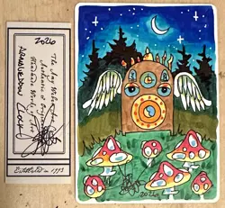 MTG ARTIST PROOF MTG Armageddon Clock AP Sketch Art Amy WEBER - Image 1