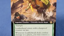 Leatherhead Swamp Stalker Extended Art NM - 272 MTG Teenage Mutant Ninja Turtles - Image 3