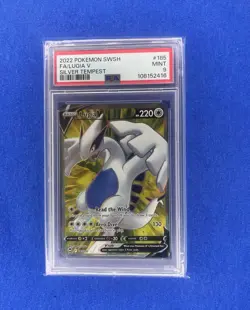2022 Pokemon SWSH FA/Lugia V Silver Tempest #185 PSA 9 - Image 1