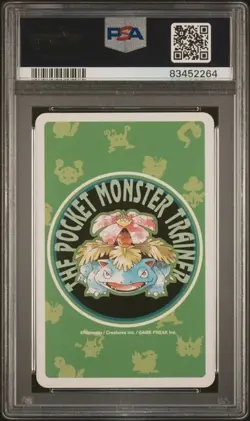 Pokemon PSA 10 Pikachu # 025 3 Of Diamonds Green Playing Cards 1996 Japanese - Image 3