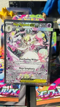 Pokemon TCG Mega Gardevoir EX 178/132 Me01: Mega Evolution Holo Rare English - Image 1