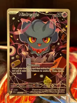 Pokemon Misdreavus 233/217 ASC Full Art Rare Basic 60HP 2026 Card - Image 1