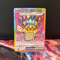 Pokemon Pikachu ex 277/217 Me: Ascended Heroes Special Illustration Rare - Image 1