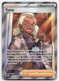 Tyme 143/131 Ultra Rare Prismatic Evolutions Pokemon Near Mint - Image 1