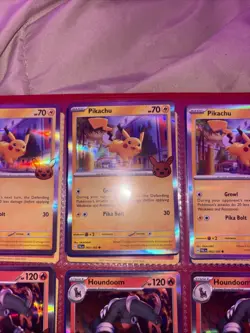Pokemon TCG Pikachu Trick or Trade Holo - Image 1