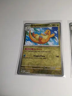 2023 Near Mint Pokemon Dragonite 149/165 Reverse SV 151 Lot Of 2 - Image 2