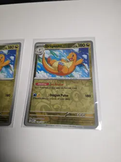 2023 Near Mint Pokemon Dragonite 149/165 Reverse SV 151 Lot Of 2 - Image 3