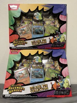 ⚡SHIPS ASAP⚡POKEMON TCG: Ascended Heroes First Partner Deluxe Pin Collection - Image 1