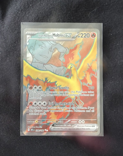 Team Rocket's Moltres ex 208/182 - Pokemon TCG: Destined Rivals - Full Art MINT! - Image 1
