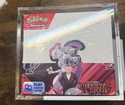 Pokemon TCG Destined Rivals Booster Box Sealed, English edition with acrylic - Image 1