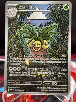 Pokemon Exeggutor 135/132Mega Evolution Holo Illustration Rare 140HP MINTY! - Image 2