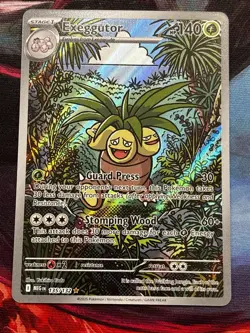 Pokemon Exeggutor 135/132Mega Evolution Holo Illustration Rare 140HP MINTY! - Image 3