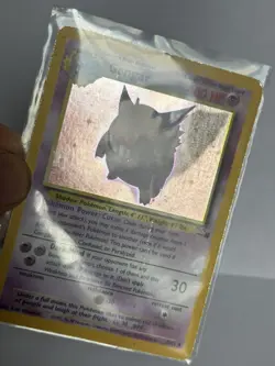 Pokemon Gengar TCG Fossil Unlimited Holo Rare 1999 5/62 LP Vintage WOTC - Image 3