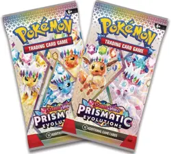 Pokemon TCG: Scarlet & Violet Prismatic Evolutions Mini Tin Jolteon + 2 Packs ✅ - Image 2