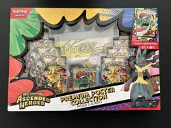 Pokemon TCG: Ascended Heroes Premium Poster Collection: Mega Lucario - Damaged - Image 1