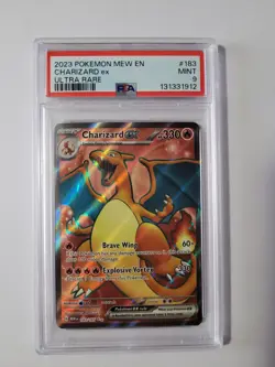 Charizard ex 183/165 Ultra Rare PSA 9 - 2023 Pokemon 151 (1912) - Image 1