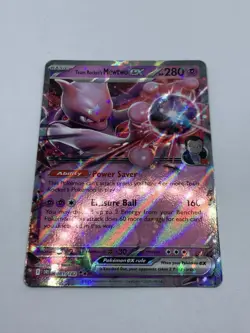 Team Rocket's Mewtwo ex 081/182 - Destined Rivals - Double Rare Holo - Pokemon - Image 2