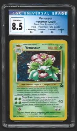 Pokemon Venusaur 13 2000 Black Star Promo Holo CGC 8.5 NM/Mint - Image 1