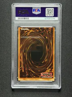 PSA 7 MC Yugioh Torrential Tribute #GLD1-EN040 GOLD MISCUT ERROR! - Image 2