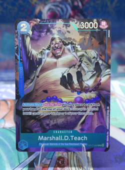 Marshall D. Teach - One Piece TCG ST17-005 Seven Warlords of Sea Set ENG NM - Image 1