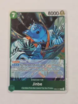 Jinbe Rare (R) EB04-015 The Azure Sea's Seven English Foil - Image 1