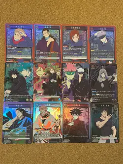 union arena JUJUTSU KAISEN Foil Holo anime card 12set - Image 1