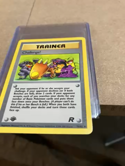 Challenge trainer first edition 9+ mint condition pokemon card - Image 2