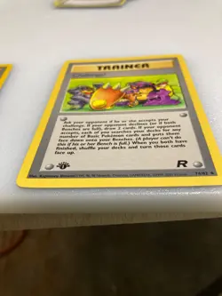 Challenge trainer first edition 9+ mint condition pokemon card - Image 3
