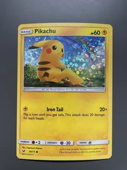 Pikachu 28/73 General Mills Promo Pokemon Card Shining Legends - Image 1