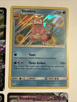 Pokemon SLOWBRO & SLOWKING 4 Card Lot ~ V EX HOLO Galarian - Image 5