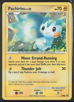 Pachirisu Promo Diamond and Pearl Promos DP04 HP Pokemon Card - Image 1