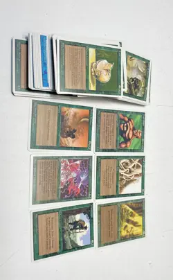 Mixed 1995 Magic: The Gathering (White Border) Trading Card Bundle (Set Of 100) - Image 3