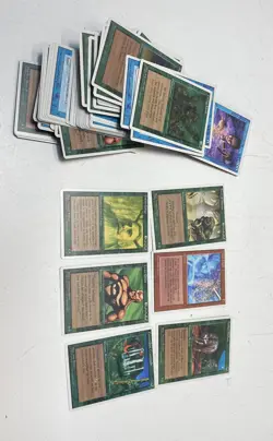 Mixed 1995 Magic: The Gathering (White Border) Trading Card Bundle (Set Of 100) - Image 4