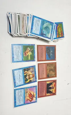 Mixed 1995 Magic: The Gathering (White Border) Trading Card Bundle (Set Of 100) - Image 5