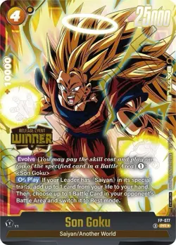 Son Goku FP-077 Promo Foil Battle Card Bandai - Dragon Ball Super Card Game - Image 1