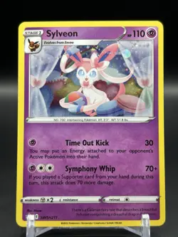 Sylveon SWSH211 - Black Star Promo - Cosmos Holo Pokemon Card NM - Image 1