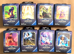 Disney Lorcana Deck Box Lot Of 8 New In Package (80 Card Deck Box) - Image 3