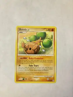 Pokemon Card - Bonsly Diamond and Pearl 71/130 Common Non Holo NM Near Mint TCG - Image 1