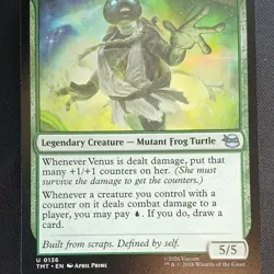 Magic: The Gathering Venus Legendary Creature TMT 0136 Wizards Card English 5/5 - Image 1