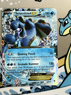 Seismitoad EX 20/111 XY - Furious Fists Holo Pokemon Card - Image 1