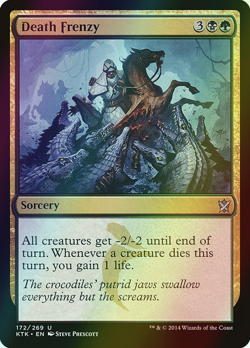 MTG Death Frenzy Foil ** Khans of Tarkir ** English (NM) - Image 1