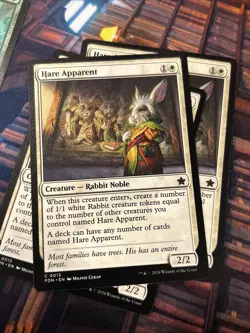 Hare Apparent Foundations Regular NM-M Unplayed MTG - Image 1