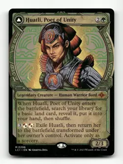Huatli, Poet of Unity (Showcase) The Lost Caverns of Ixalan #296 Mythic - Image 1