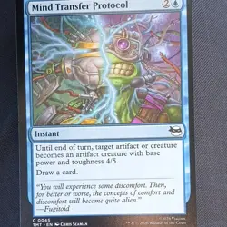 Magic: The Gathering Mind Transfer Protocol Instant TMNT 4/5 Blue - Image 1