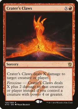 MTG Crater's Claws ** Khans of Tarkir ** English (NM) - Image 1
