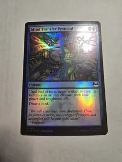 Mind Transfer Protocol - 45 - MTG: Teenage Mutant Ninja Turtles - Common - Foil - Image 1